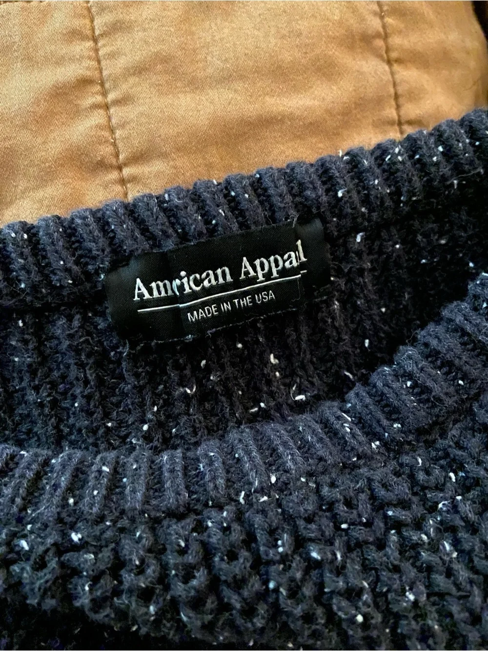 Oversized Black Speckled Crewneck Sweater - Picture 7 of 7